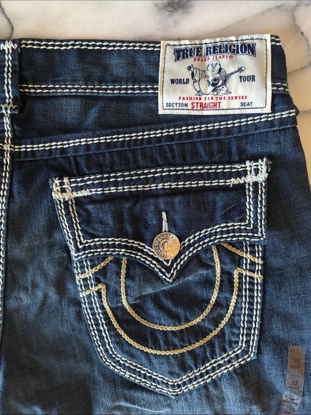 True Religion Mudslinger Straight Jean